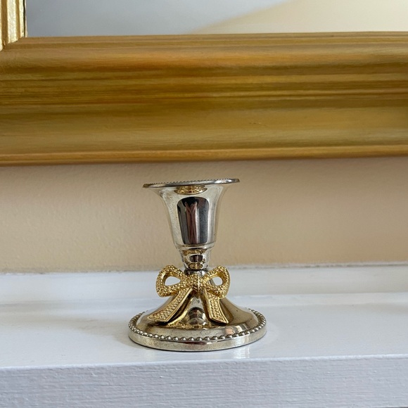 Vintage silver plated candlestick - Picture 1 of 6